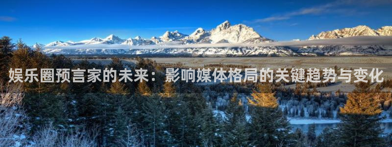 恒行零能源集团：娱乐圈预言家的未来：影响媒体格局的关键趋势与变化